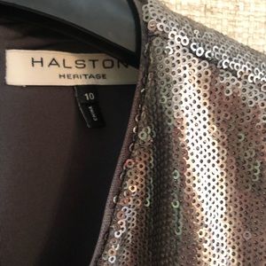 Halston Heritage mini dress! Silver sequined